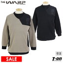 【30％OFF SALE】ザ ワープ バイ エネーレ THE WARP BY ENNERRE 日本正規品 メンズ トレーナー 裏フリース プルオーバー ブルゾン 保温 ストレッチ 異素材切替デザイン ロゴプリント ゴルフウェア