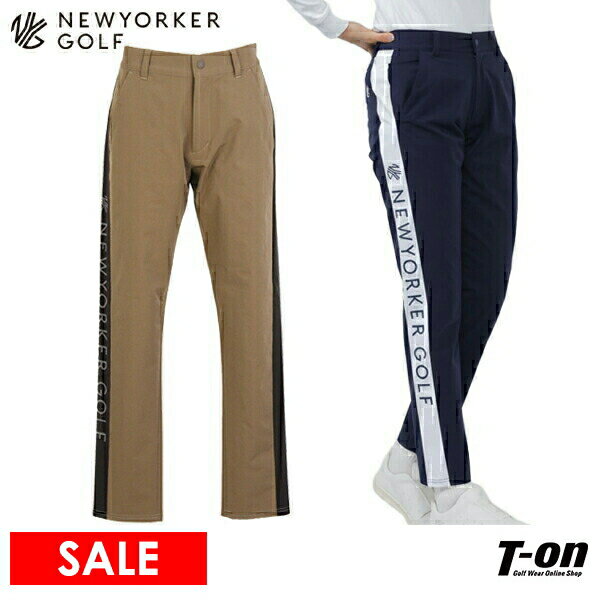 【SALE】ニューヨーカーゴルフ NEWYORKER GOLF レディース パンツ ロングパンツ トラックパンツ ストレッチ ウエスト伸縮 配色ライン切替 ロゴプリント 【送料無料】 ゴルフウェア OFF