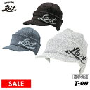 【35%OFF SALE】ロイフ Loif メンズ レディース ニットキャップ ツバ付きニット帽 遠赤外線保温 防寒 杢調 ロゴジャガード ゴルフ