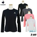 ルコックスポルティフ le coq sportif レディース Tシャツ 長袖 ロングスリーブシャツ ストレッチ UVカット エコ素材 ワンポイントロゴ刺繍