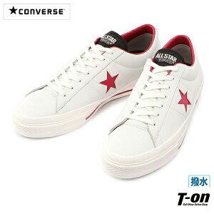 コンバース ゴルフ CONVERSE MADE FOR GOLF 日本正規品 メンズ レディース シューズ ゴルフシューズ スパイクレスシューズ 撥水 レザー 本革素材 ONE STAR GF ワンスター 星 スター 男女兼用 【送料無料】 2022 春夏 新作 ゴルフ