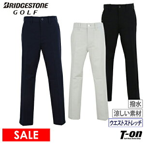 【30％OFF SALE】ブリヂストン ゴルフ BRIDGESTONE GOLF メンズ パンツ ロングパンツ 9分丈 テーパードパンツ 撥水 軽量 冷感 4WAYストレッチ ウエストストレッチ すっきりシルエット 2022 春夏 新作 ゴルフウェア