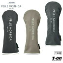 ペッレ モルビダ ゴルフ PELLE MORBIDA GOLF メンズ レディース ヘッドカバー ドライバー用 レザー調 上質感 ロゴプリント ゴルフ