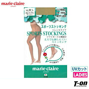 マリクレール マリ・クレール スポール marie claire sport レディース ストッキング スポーツストッキング トレンカタイプ UVカット 抗菌防臭 レギンス ソフトガードル機能付き 椿オイル配合 ゴルフ