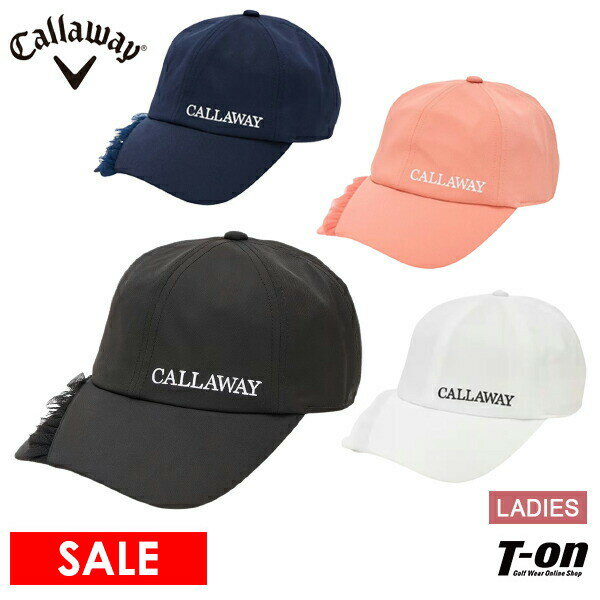 【40％OFF SALE】キャロウェイ アパレル キャロウェイ ゴルフ Callaway APPAREL レディース キャップ すべり部吸汗速乾 つばフリルデザイン ロゴ刺繍 サイズ調整可能 ゴルフ