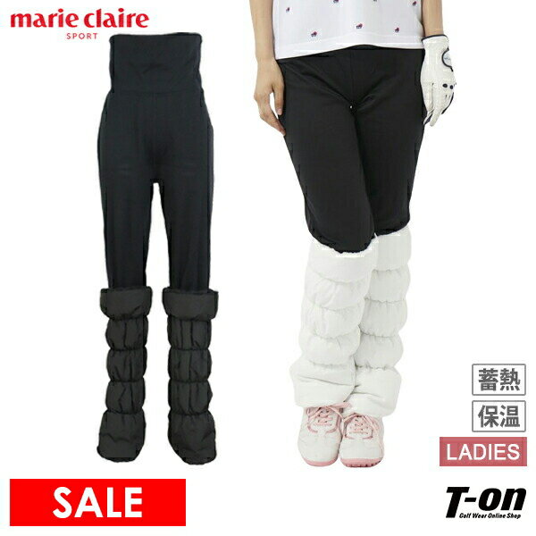 【40％OFF SALE】マリクレール マリ・クレール スポール marie claire sport レディース レギンス レッグウォーマー一体型レギンス 裏起毛 蓄熱 保温 防寒 ＋8.4℃ ロゴピスネーム付き ウエスト…