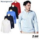 マンシングウェア Munsingwear メンズ ポロシャツ 長袖 10YEARS POLO SHIRTS 10年ポロシャツ 日本製 高品質 高耐久性 鹿の子素材 奈良県吉野ファクトリー製 リトルピートロゴ刺繍 M～3Lまでご…