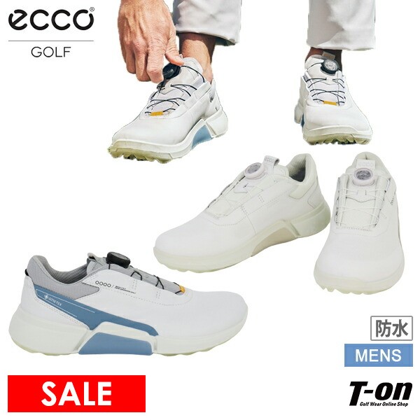 エコーゴルフ ECCO GOLF 日本正規品 メンズ シューズ ゴルフシューズ スパイクレスシューズ M Biom H4 BOAフィットシステム ダイヤル式調節 天然皮革 GORE-TEX 防水仕様 【送料無料】 ゴルフ