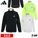 アディダス 【40％OFF SALE】アディダス アディダスゴルフ adidas Golf 日本正規品 メンズ ブルゾン スタンドジャケット ストレッチ ダンボールニット素材 防風性 ラミネーション素材切替 サークルロゴプリント ゴルフウェア