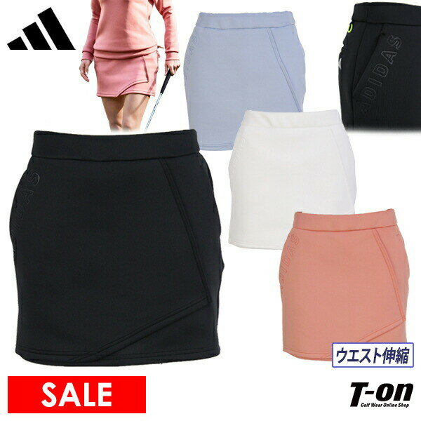 【40％OFF SALE】アディダス アディダスゴルフ adidas Golf 日本正規品 レディース スカート インナーパンツ一体型 ダンボールニット ラップスカート風 エンボスロゴデザイン ゴルフウェアのサムネイル