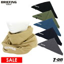 【30％OFF SALE】ブリーフィング ゴルフ BRIEFING GOLF メンズ レディース ネックウォーマー ニット バフタイプ フィットしやすいスクリュー仕様 エクストラファインメリノ素材 上質ニット素材 ロゴ刺繍 【送料無料】 ゴルフ