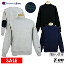 【40％OFF SALE】チャンピオン Champion 日本正規品 メンズ トレーナー ハイネック モックネックスウェット 裏起毛 保温 ストレッチ エルボーパッチ付き フロッキーロゴ