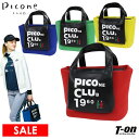 【20％OFF SALE】ピッコーネクラブ PICONE CLUB レディース カートバッグ トートバッグ 異素材ドッキングデザイン ウエットスーツ素材＆フェイクレザー ロゴプリント ラウンドバッグ 【送料無料】 2023 秋冬 新作 ゴルフ