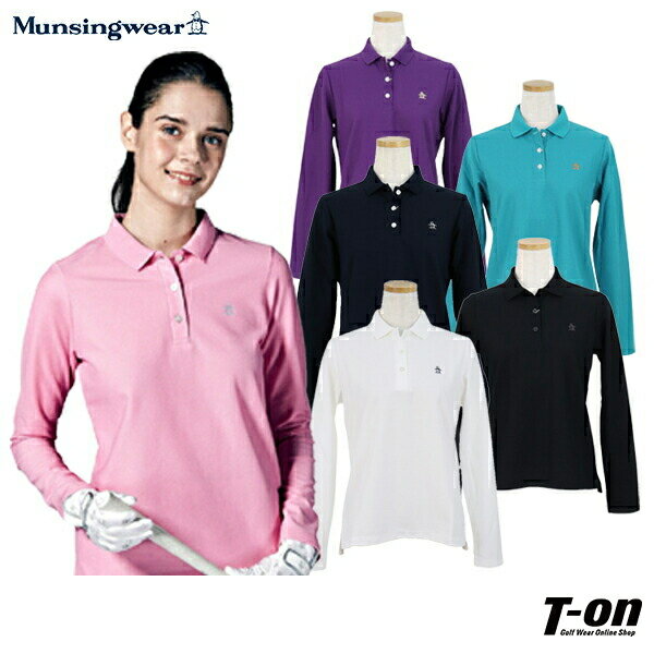 【ポイント10倍 5/21 12:59迄】マンシングウェア Munsingwear レディース ポロシャツ 長袖 10YEARS POLO SHIRTS 10年ポロシャツ 高品質 高耐久性 鹿の子素材 奈良県吉野ファクトリー製 M～3Lま…