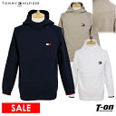 【30％OFF SALE】トミー ヒルフィガー ゴルフ TOMMY HILFIGER GOLF 日本正規品 メンズ セーター ニットパーカー ニットフーディー ホールガーメントニット バックロゴジャガード 手洗い可 【送料無料】 ゴルフウェア