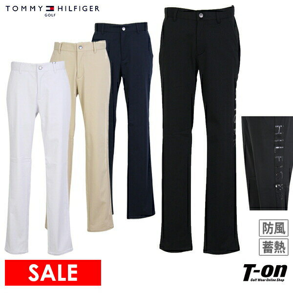 【30％OFF SALE】トミー ヒルフィガー ゴルフ TOMMY HILFIGER GOLF 日本正規品 メンズ パンツ ロングパンツ テーパードパンツ ボンディングパンツ 蓄熱 発熱 防風 ストレッチ 裏フリース サイドロゴ 【送料無料】 ゴルフウェア