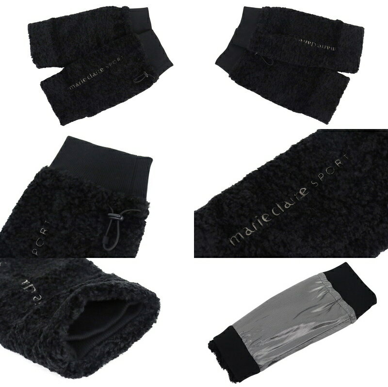 【40％OFF SALE】マリクレール マリ・クレール スポール marie claire sport レディース レッグウォーマー ボアレッグウォーマー 保温 メガヒート裏地付き スピンドル付き ロゴ刺繍 ゴルフ