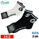 【30%OFF SALE】クアルトユナイテッド Cuarto UNITED メンズ ソックス ショート丈ソックス 厚底パイルクッション リブソックス ロゴジャガ...