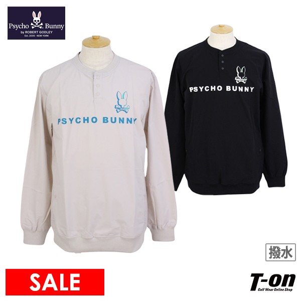 サイコバニー ゴルフウェア メンズ 【30％OFF SALE】サイコバニー Psycho Bunny 日本正規品 メンズ ブルゾン スニードジャック プルオーバーブルゾン 撥水 ストレッチ ロゴプリント 【送料無料】 ゴルフウェア