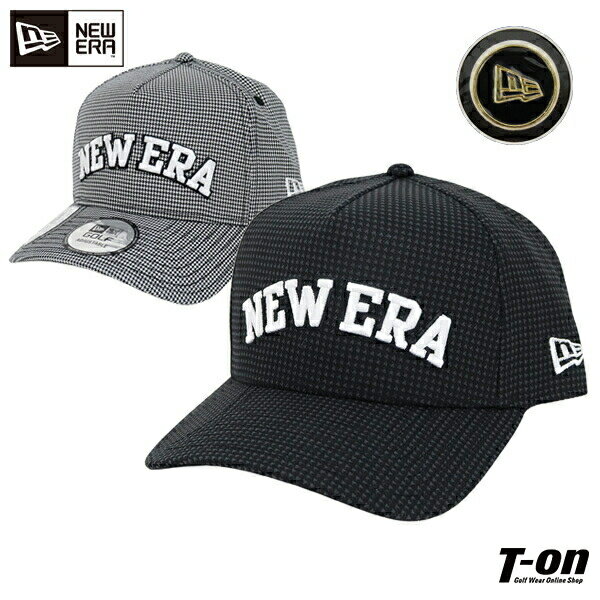 ニューエラ ゴルフ ニューエラ NEW ERA 日本正規品 メンズ レディース キャップ 9FORTY A-Frame ハウンズトゥース 千鳥格子柄 マーカー付き ツバマグネット内蔵 立体ロゴ刺繍 ゴルフ