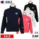 【40％OFF SALE】チャンピオン チャンピオン ゴルフ Champion 日本正規品 レディース トレーナー タートルネック 裏起毛スウェット 保温 抗菌防臭 ロゴ刺繍 ゴルフウェア