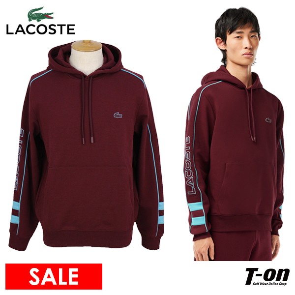 【30％OFF SALE】ラコステ LACOSTE　日本正規品 メンズ パーカー フード付きトレーナー ストレッチ 配色パイピング カンガルーポケット ロゴ刺繍デザイン 【送料無料】