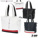 トミー ヒルフィガー ゴルフ TOMMY HILFIGER GOLF 日本正規品 メンズ レディース ボストンバッグ ビッグトートバッグ 型押しレザー調 エナメル素材切替 ロゴ刺繍 トリコロールデザイン 【送料無料】 2023 秋冬 新作 ゴルフ