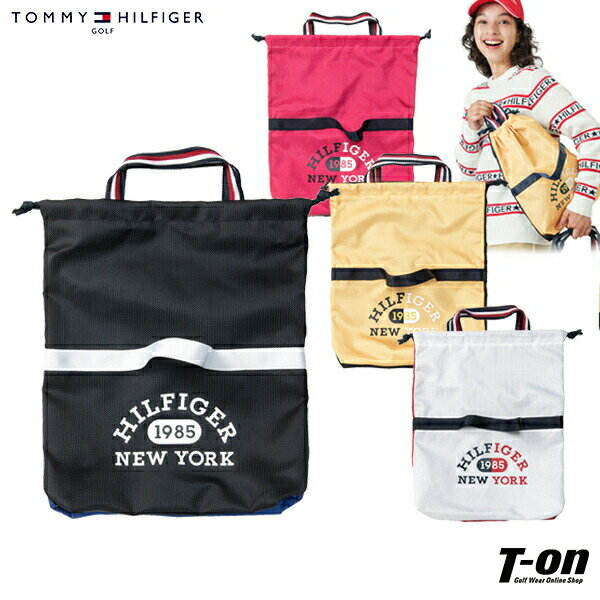 トミー ヒルフィガー トミー ヒルフィガー ゴルフ TOMMY HILFIGER GOLF 日本正規品 メンズ レディース シューズケース カートバッグにもなる マルチバッグ ランドリーバッグ ロゴプリント 配色切替デザイン ゴルフ