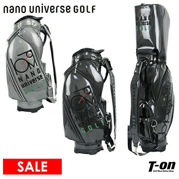 キャロウェイ ナノユニバース ゴルフ NANOuniverse GOLF メンズ レディース キャディバッグ 9型 46インチ対応 エナメル調 3点式ショルダーベルト ロゴ刺繍 ゴルフバッグ 【送料無料】 ゴルフ