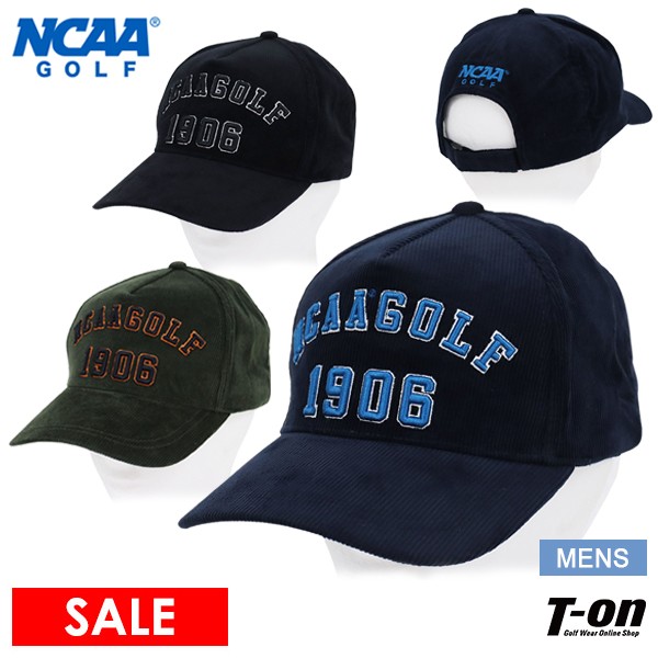 【50％OFF SALE】エヌシーエーエー ゴルフ NCAA GOLF 日本正規品 メンズ キャップ コーディロイキャップ ウォーム感 立体ロゴ刺繍 ゴルフ