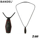 バンデル バンデル BANDEL メンズ レディース ネックレス Slash Necklace ペンダントネックスレス バランス力 運動能力 回復力 集中力向上 ロゴデザイン ブラック