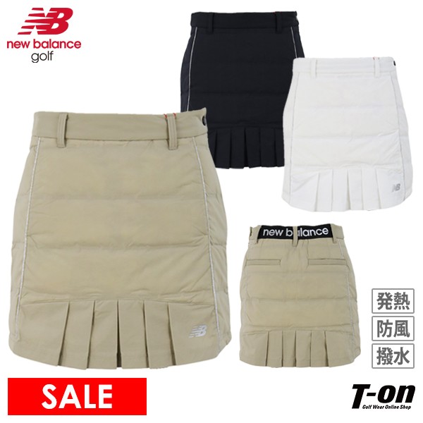 【30％OFF SALE】ニューバランス ゴルフ new balance golf レディース スカート 中綿ダウン混紡スカート 吸湿発熱 撥水 防風 ストレッチ ラメパイピング 裾プリーツデザイン 【送料無料】 2023 秋冬 新作 ゴルフウェアのサムネイル