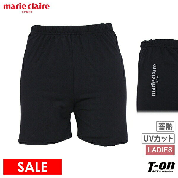 【40％OFF SALE】マリクレール マリ・クレール スポール marie claire sport レディース レギンス 1分丈レギンス 裏起毛 +3.4℃ インナーパンツ アンダーウェア 蓄熱 UVカット 吸水速乾 ロゴプ…