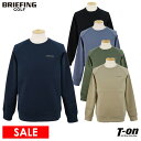 y30OFF SALEzu[tBO St BRIEFING GOLF Y g[i[ N[lbN Xgb` 3D LOGO CREW NECK ̃SfUC yz StEFA