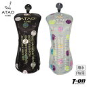 アタオ ゴルフ ATAO GOLF メンズ レディース ヘッドカバー フェアウェイウッド用ヘッドカバー ダイヤル式番手付き 撥水 ドット柄 ロゴ刺繍 ゴルフ