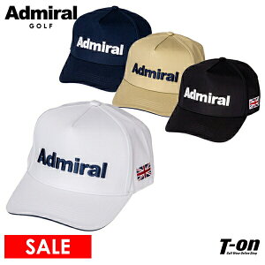 アドミラルゴルフ Admiral Golf 日本正規品 メンズ レディース キャップ コットンツイルキャップ すべり部パイル仕様 立体ロゴ刺繍 2023 春夏 新作 ゴルフ