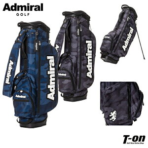 アドミラルゴルフ Admiral Golf 日本正規品 メンズ レディース キャディバッグ スタンド式キャディバッグ 9型 46インチ対応 ドット柄 カモフラ柄 イージービュー 保冷ポケット付き ロゴアップリケ刺繍 【送料無料】 2023 春夏 新作 ゴルフ