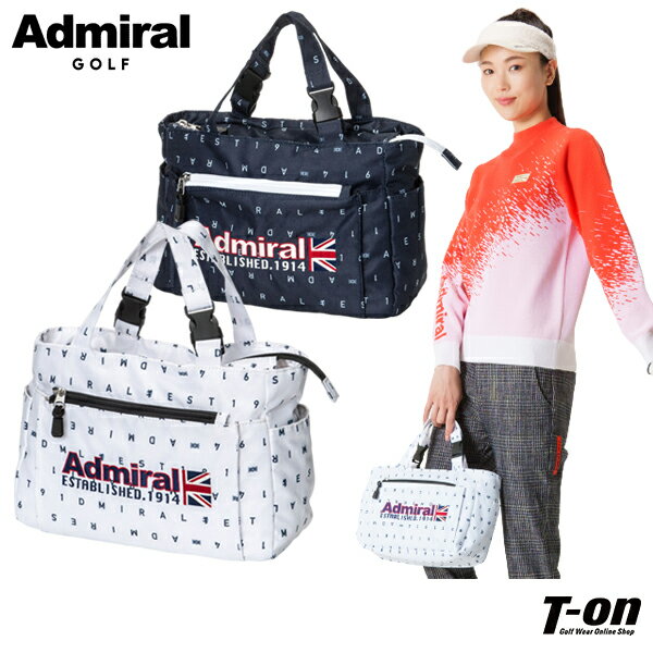 アドミラルゴルフ Admiral Golf 日本正規品 メンズ レディース カートバッグ ラウンドバッグ トートバッグ モノグラム柄 ハンドル付替え可 ロゴ刺繍 2023 春夏 新作 ゴルフ