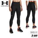 アンダーアーマー UNDER ARMOUR 日本正規品 レディース レギンス UVカット ストレッチ コンプレッション トレーニング ロゴプリント(4)