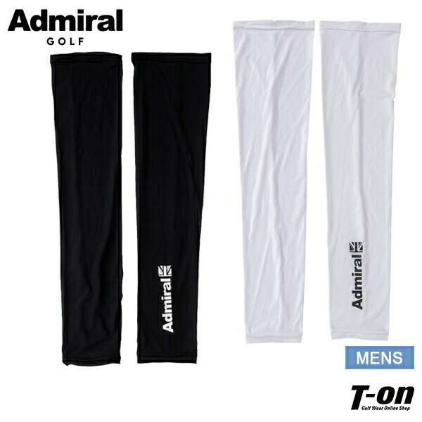 【ポイント10倍 12/2 12:59迄】アドミラルゴルフ Admiral Golf 日本正規品 メンズ アームカバー UVカット 吸水速乾 ストレッチ素材 ロゴプリント ゴルフ その1