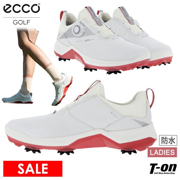 【30％OFF SALE】エコーゴルフ ECCO GOLF 日本正規品 レディース シューズ ゴルフシューズ スパイクシューズ W Biom G5 BOA 天然皮革×ゴアテックス 防水 紐ダイヤル式調節 BOAシステム 安定性 疲労軽減 【送料無料】 ゴルフ