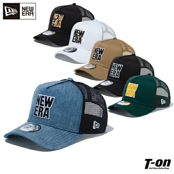 ニューエラ New Era NEW ERA 日本正規品 メンズ レディース キャップ メッシュキャップ 9FORTY A-Frame トラッカー NEWERAロゴ スクエアロゴ刺繍 2023 春夏 新作 ゴルフ