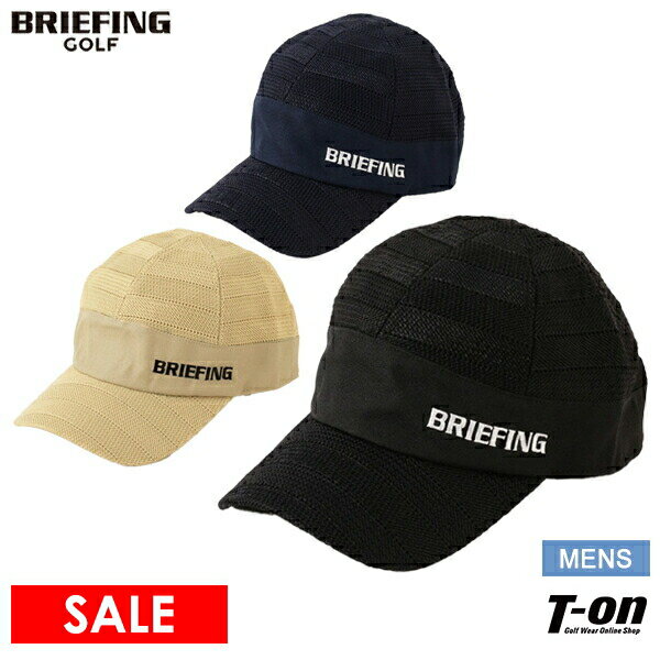 【30％OFF SALE】ブリーフィング ゴルフ BRIEFING GOLF メンズ キャップ ストローキャップ 天然素材風 ナイロン素材 ロゴ刺繍 2023 春夏 新作 ゴルフ