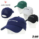【タイムセール 5/7 13:00迄 10%OFF】ジュン&ロペ ジュンアンドロペ JUN&ROPE メンズ レディース キャップ ロゴ刺繍 パンチングメッシュ...