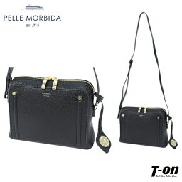 ペッレ モルビダ 革ショルダーバッグ ペッレ モルビダ PELLE MORBIDA メンズ レディース カートバッグ ショルダーバッグ ショルダーポーチ ポシェット 牛革 本革 型押しレザー ロゴチャーム付 【送料無料】