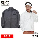 楽天【T-on】ティーオン【30％OFF SALE】セントクリストファー St.Christopher メンズ ブルゾン ウィンドブレーカー 撥水 ストレッチ メッシュ裏地付 ロゴワッペン付 襟裏カモフラ柄 【送料無料】 ゴルフウェア