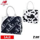 【30%OFF SALE】ニューバランス ゴルフ new balance golf メンズ レディース トートバッグ ボストンテリア柄 カウスポット柄 【送料無...
