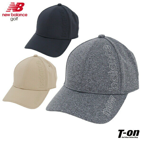 ニューバランス ゴルフ new balance golf メンズ レディース キャップ 6パネルキャップ エンボスロゴ サイズ調整可能 2024 秋冬 新作 ゴルフ
