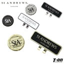 セントアンドリュース St ANDREWS メンズ レディース マーカー クリップマーカー 台座付きマーカー マグネットマーカー メタリック調 StAロゴデザイ...