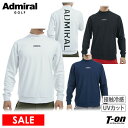 【30%OFF SALE】アドミラルゴルフ Admiral Golf 日本正規品 メンズ ハイネックシャツ 長袖 モックネックシャツ 接触冷感 UVカット 吸水速乾 バックロゴプリント 【送料無料】 ゴルフウェア